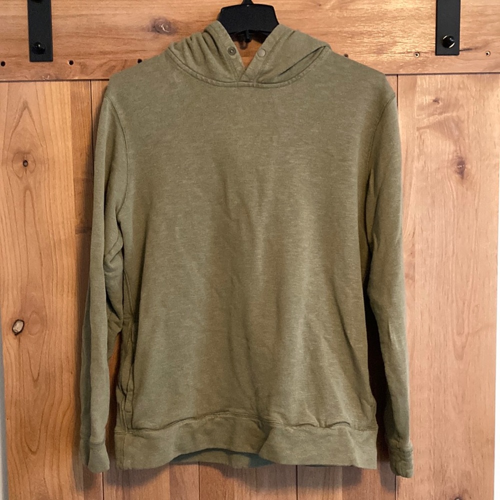 Outerknown Sur Snap Hemp/Cotton Hoodie Size L